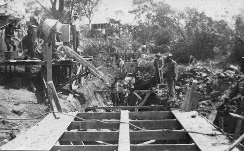 S1 sewer construction - Pinkenba 1920