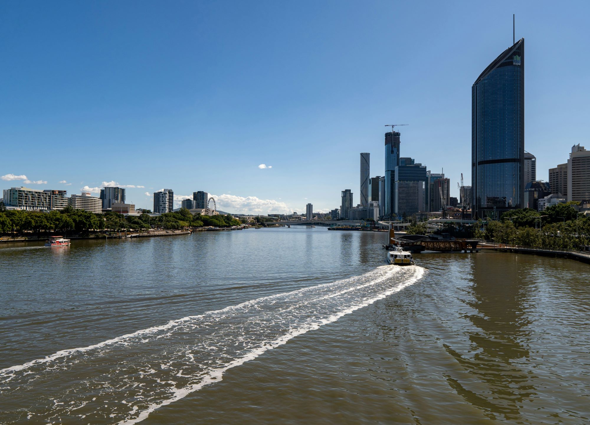 Why is the Brisbane River brown?